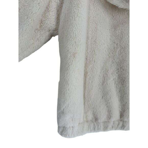Thread & Supply Women's‎ Marshmallow Faux Fur Zip-Up Hooded Jacket Size Small - Picture 6 of 10